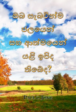 ඔබ සැබවින්ම ජලයෙන් සහ ආත්මයෙන් යළි ඉපිද තිබේද?